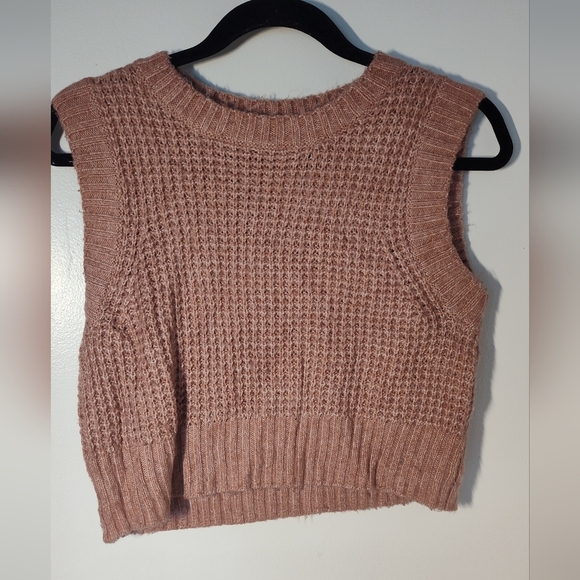 Jessica Simpson Chunky Knit Sleeveless Sweater Vest M #502 - Picture 1 of 2